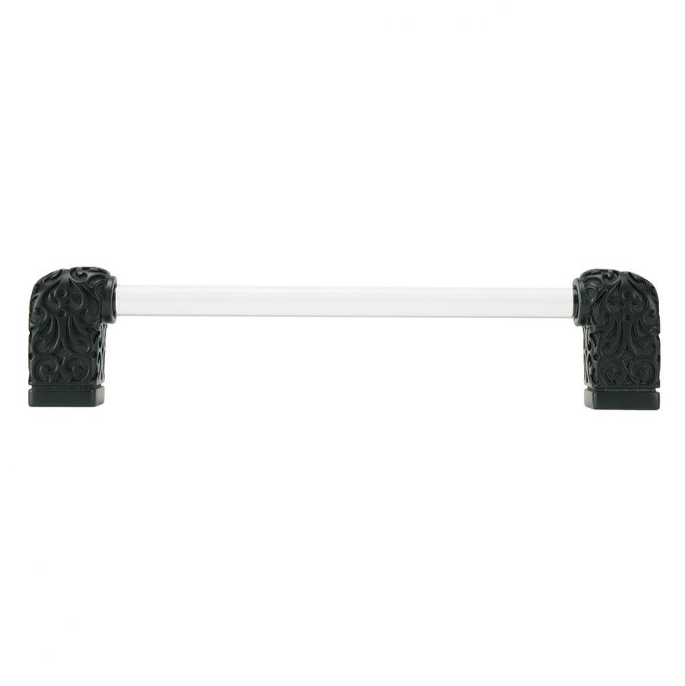 Via Veneto II 6'' cc pull; Matte Black