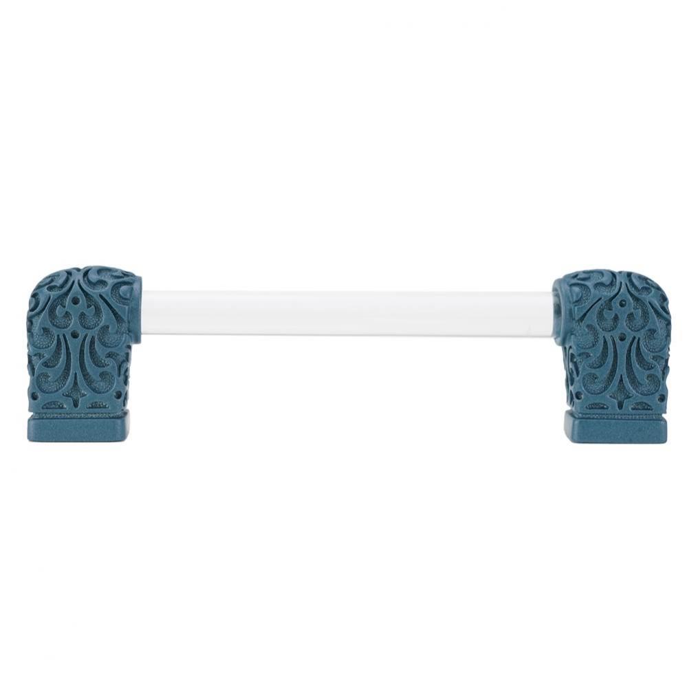 Via Veneto II 3'' cc knob-Pull; Blue Titanium