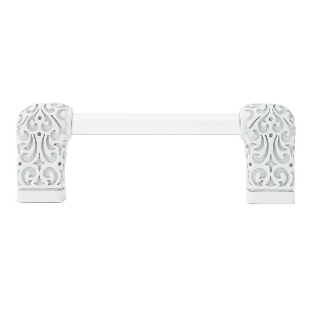 Via Veneto II 3'' cc knob-Pull; Hidden White