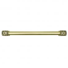 Edgar Berebi 101872/BB - Via Veneto 12'' Cc Appliance Pull; Burnish Brass Plate