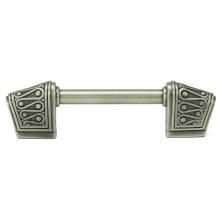 Edgar Berebi 102423/AN - Rivoli 3'' CC Knob-Pull; Antique Nickel Plate