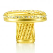 Edgar Berebi 10346SG - Evening Dress 2 Oval Knob; Clear Crystal Satin Gold Finish