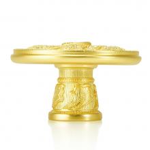 Edgar Berebi 10354SG/G - Evening Dress 5 Initial G Knob; Clear Crystal Satin Gold Finish
