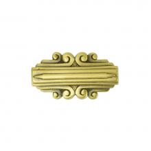 Edgar Berebi 10661BB - Marseille Oval Knob; Burnish Brass Finish