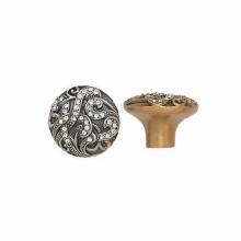 Edgar Berebi 7149/56 - BELMONT KNOB; LT AZURE & LT SAPPHIRE CRYSTAL