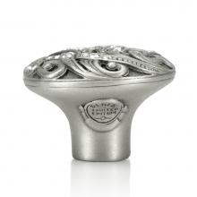 Edgar Berebi 7149AN - Belmont Knob; Clear Crystal Antique Nickel Finish
