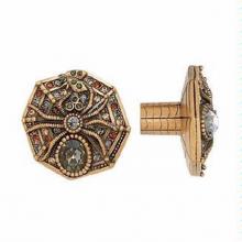 Edgar Berebi 7153/9 - SPIDER KNOB; TOURM., BLK DIAMOND, LT COLORADO & SMOKE TOPAZ