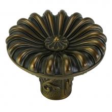Edgar Berebi 7177VB - Nantucket Knob In Vintage Bronze Plate