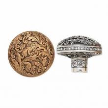 Edgar Berebi 7655AN - GLENDALE COURT KNOB; CLEAR CRYSTAL