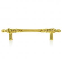 Edgar Berebi 7716/9 - 5'' C To C Hampton Pull; Lt. Colorado, Lt. Smoke and Smoke Topaz Crystal Museum Gold Fin