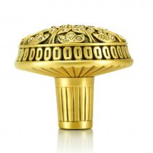 Edgar Berebi 7722/9 - Hampton Knob; Lt. Colorado, Lt. Smoke, and Smoke Topaz Crystal Museum Gold Finish