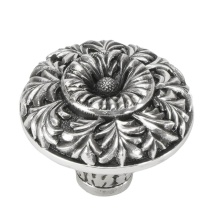 Edgar Berebi 7725/6 - Edgar Berebi Tremont Knob In Burnished Silver Plate
