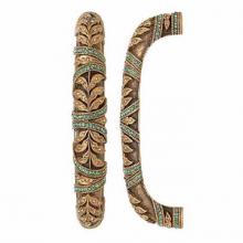 Edgar Berebi 7726/3 - HAMPTON PULL; ERINITE GREEN & LT COLORADO TOPAZ CRYSTAL