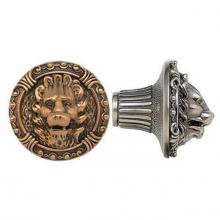 Edgar Berebi 7750BC - LION IN WINTER KNOB/ SEE MATCHING BACK PLATE 8315