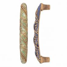 Edgar Berebi 7926/3 - PORTLAND PULL; GRN PEARL w/ JONQUIL CRYSTAL