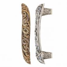 Edgar Berebi 8015/56 - BELMONT PULL w/ LT AZURE & LT SAPPHIRE CRYSTAL