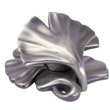 Edgar Berebi 8185ANX - Arts and Craft Ginkgo Knob In Antique Nickel Plate