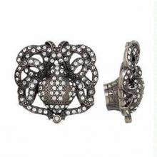 Edgar Berebi 8205/1 - CHARLOTTE KNOB; SILK CRYSTAL