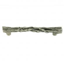 Edgar Berebi 8207MS - Edgar Berebi Arts and Craft Oak Park 5'' Center To Center Pull In Matte Silver Plate
