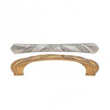 Edgar Berebi 8277/1 - CHANDLER LEAF PULL w/ SILK CRYSTAL