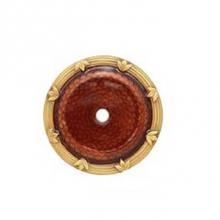 Edgar Berebi 8320/3 - NEWPORT BACK PLATE; OLIVE/ MATCHING KNOB, 7346/3