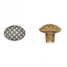 Edgar Berebi 8456BB - THAMES OVAL KNOB; LT COLORADO TOPAZ CRYSTAL