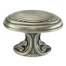 Edgar Berebi 8471AN - Cambridge Oval Knob In Antique Nickel Plate