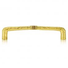 Edgar Berebi 8499/9 - 5'' C To C Nantucket Jewel Pull; Smoke and Lt. Colorado Crystal Museum Gold Finish
