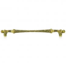 Edgar Berebi 8508FG - 16'' C To C Glendale Court Appliance Pull; Lt. Colorado Crystal Florentine Gold Finish