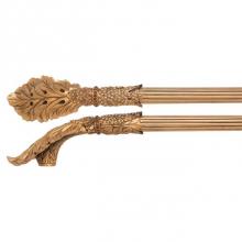 Edgar Berebi 8937/16 - LOUIS XV APPLIANCE PULL; CLEAR CRYSTAL