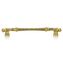 Edgar Berebi 9154FG - 12'' C To C Glendale Court Appliance Pull; Lt. Colorado Crystal; Florentine Gold Finish