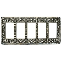 Edgar Berebi 9460/16 - 5 Gfi Switch Cover; Clear Crystal