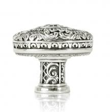 Edgar Berebi 9897/6 - Monterey Knob Burnish Silver Finish