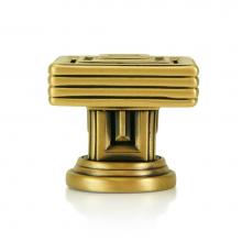 Edgar Berebi 9905/1 - Innsbruck Square Knob Museum Gold Finish