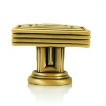 Edgar Berebi 9929/1 - Innsbruck Square Knob Museum Gold Finish