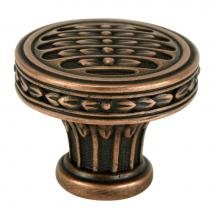 Edgar Berebi 9935AC - Edgar Berebi Astoria Knob In Artisan Copper Plate