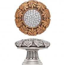 Edgar Berebi 10009/16 - VERONA KNOB; CLEAR CRYSTAL