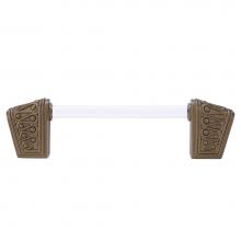 Edgar Berebi G101384/BZ - Rivoli Ii 4'' CC Knob-Pull; Burnt Bronze