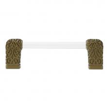 Edgar Berebi G101524/BZ - Via Veneto II 4'' cc knob-Pull; Burnt Bronze