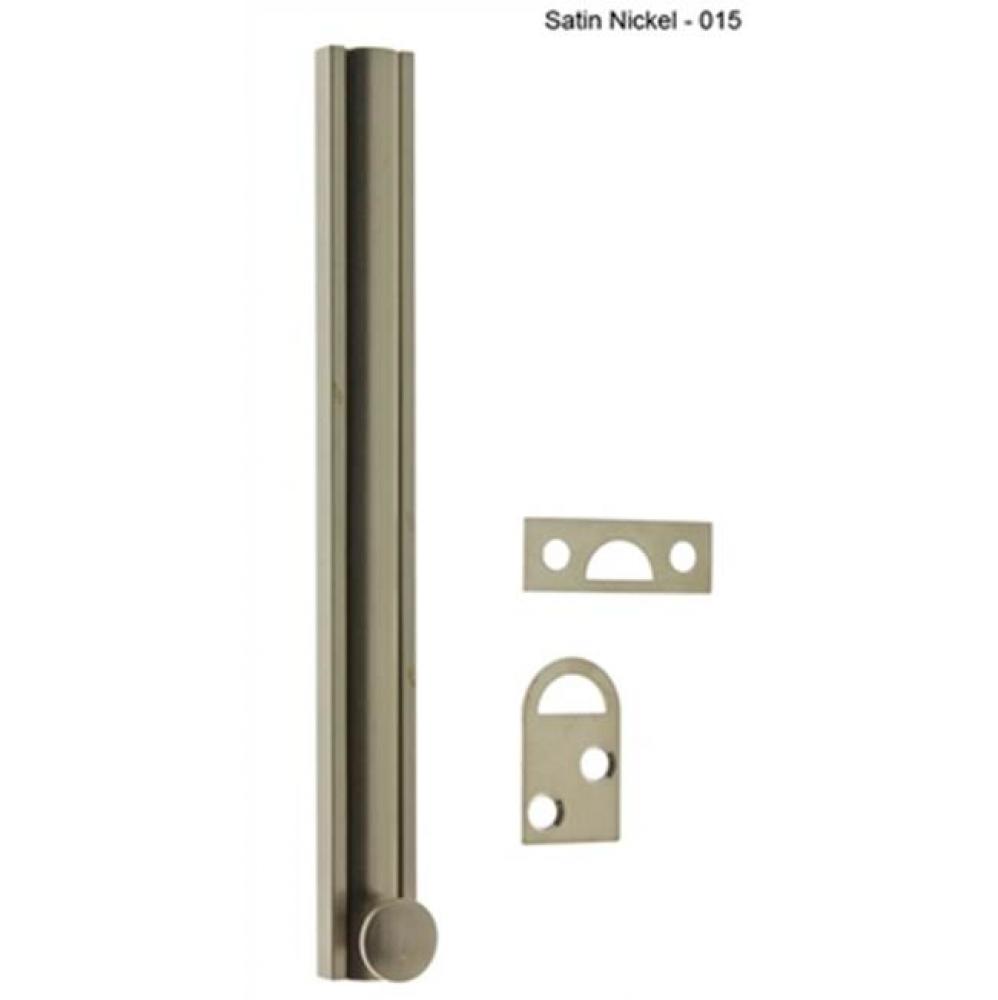 6'' Surface Bolt Satin Nickel