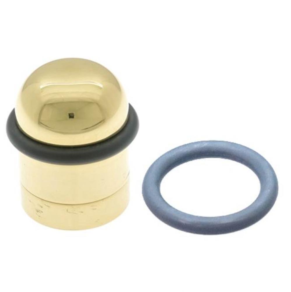 ''Bullet'' Stop Polished Brass No Lacquer