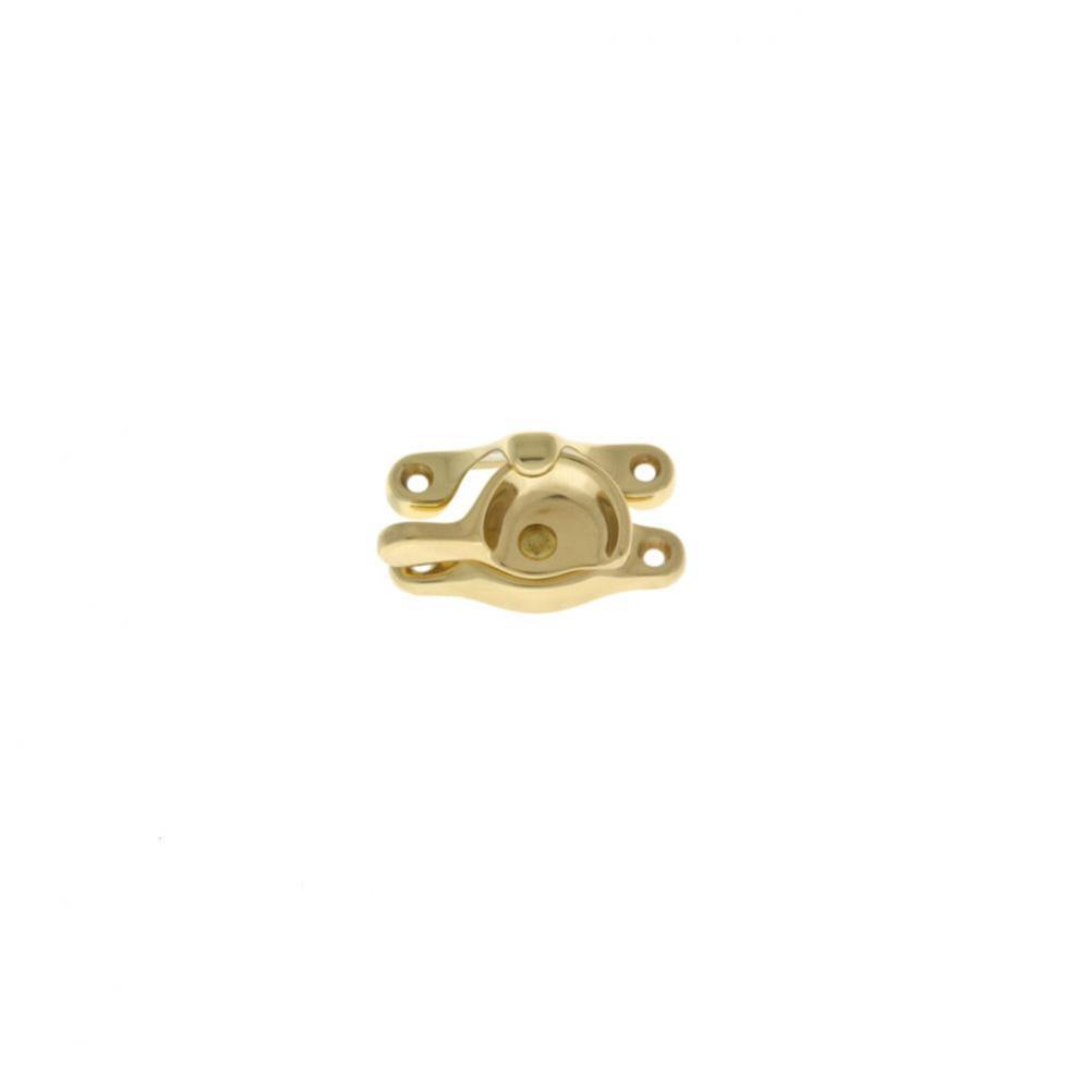 Small Sash Catch Polished Brass
