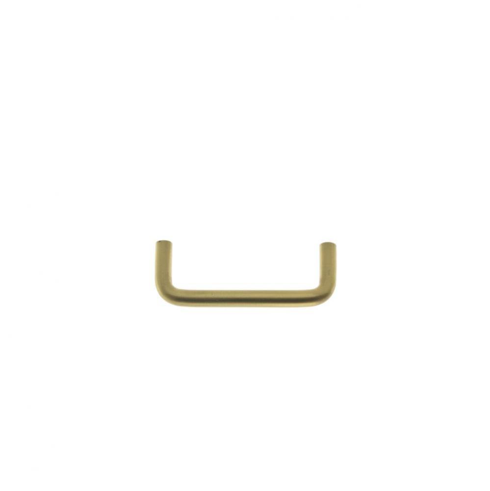 3'' Wire Pull Polished Brass