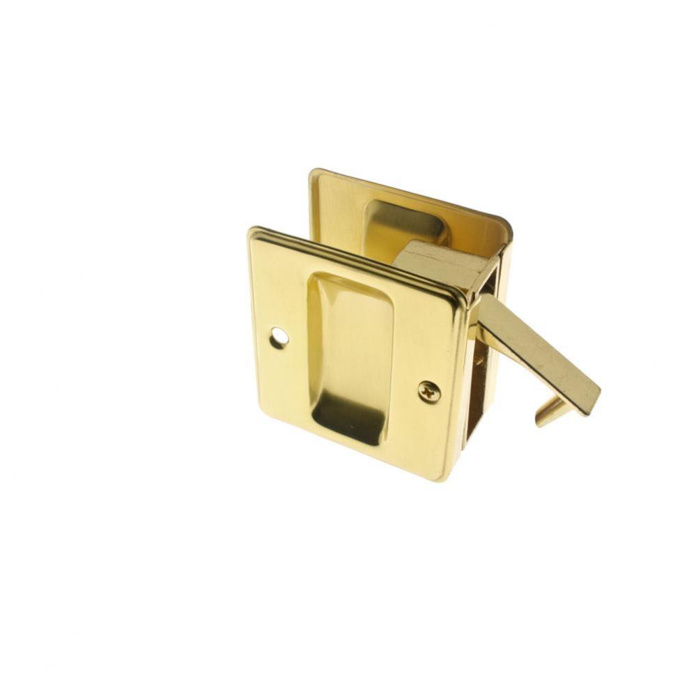 Pocket Passage Door Pull Polished Brass