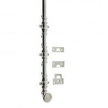 Idh 11216-026 - 18'' Ornamental Bolt 11/16'' Dia. W/ 3'' Barrel Guide/Round Knob Pol