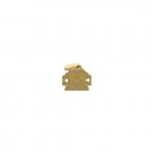 Idh 21050-003 - Solid Brass Ornamental Sunburst Sash Lift Polished Brass