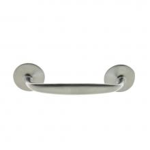 Idh 25011-26D - 5-1/2'' C/C Round Base Pull Through Bolt Mount (No Holes) Satin Chrome