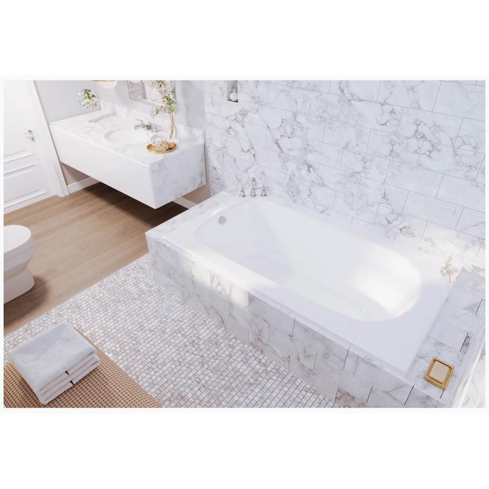 White Marlowe 2'' Drop In Bath 8-Pack