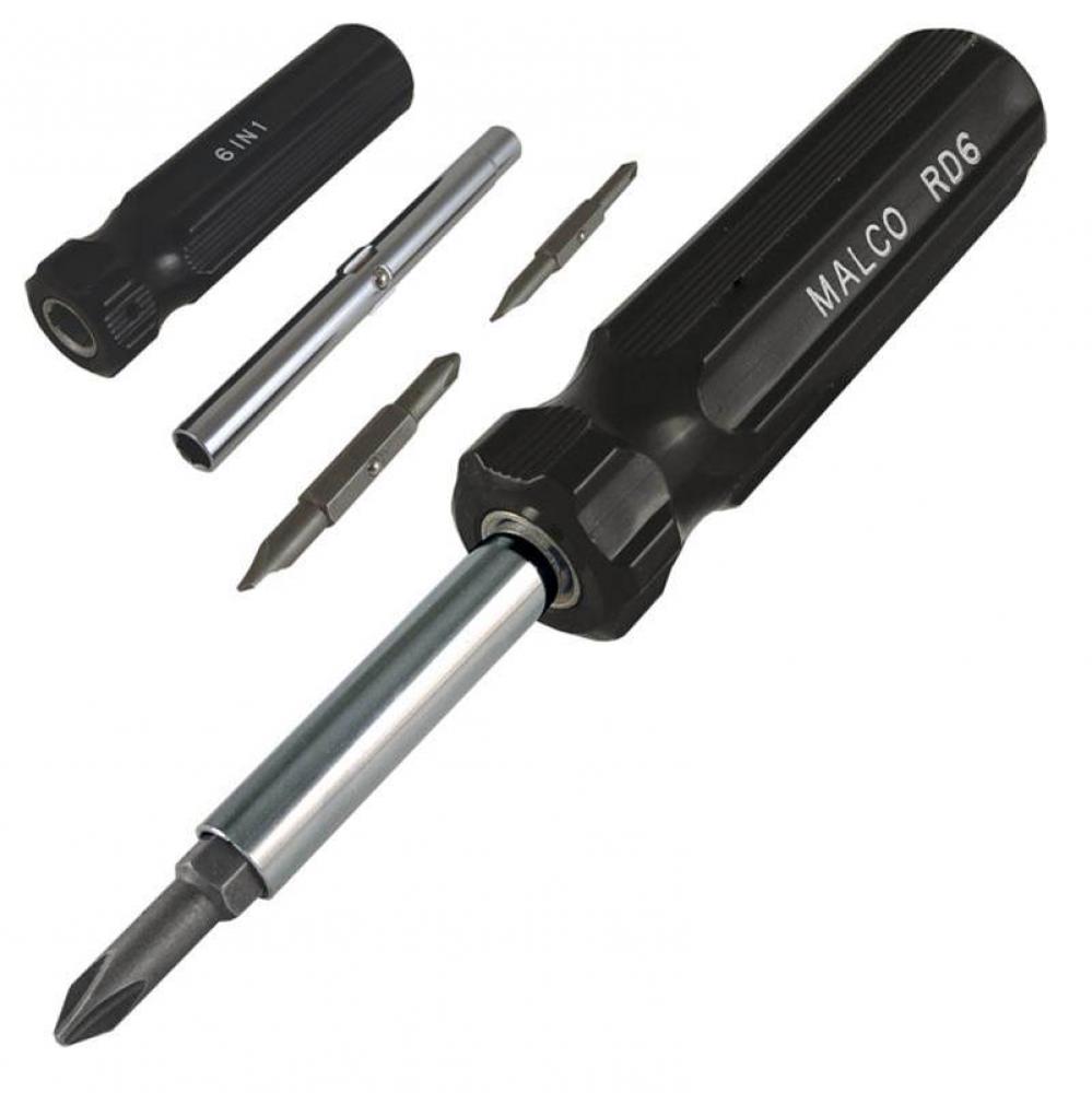 6 In 1 Reversible Screwdriver