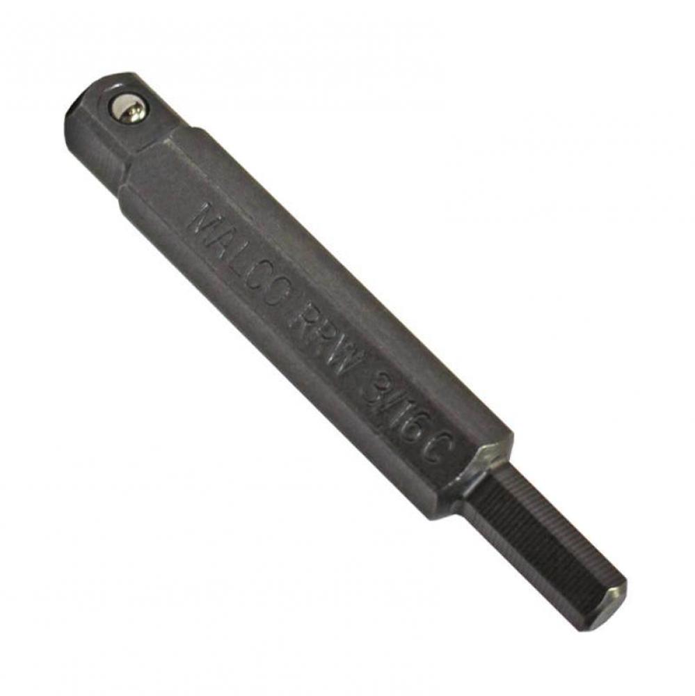 3/16'' Ratchet Wrench Insert, 3/16'', 1/2'' Tip Length